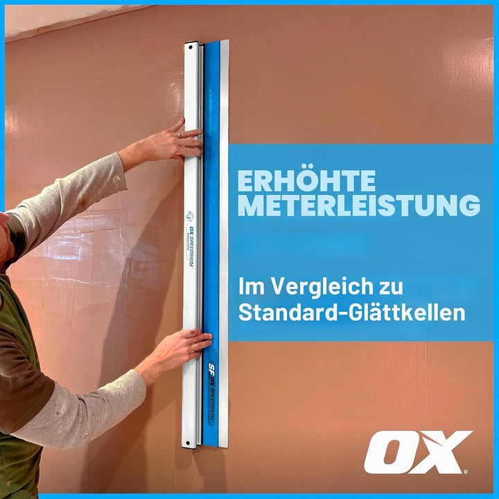 OX Speedskim Stainless Flex Finishing Rule - SF 600mm, 600mm