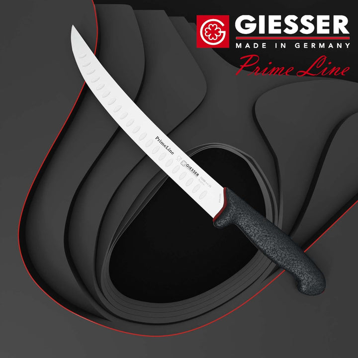 Giesser seit 1776 - Made in Germany - Zuschneidemesser rutschfest PrimeLine, 25 cm Klinge mit Kulle,