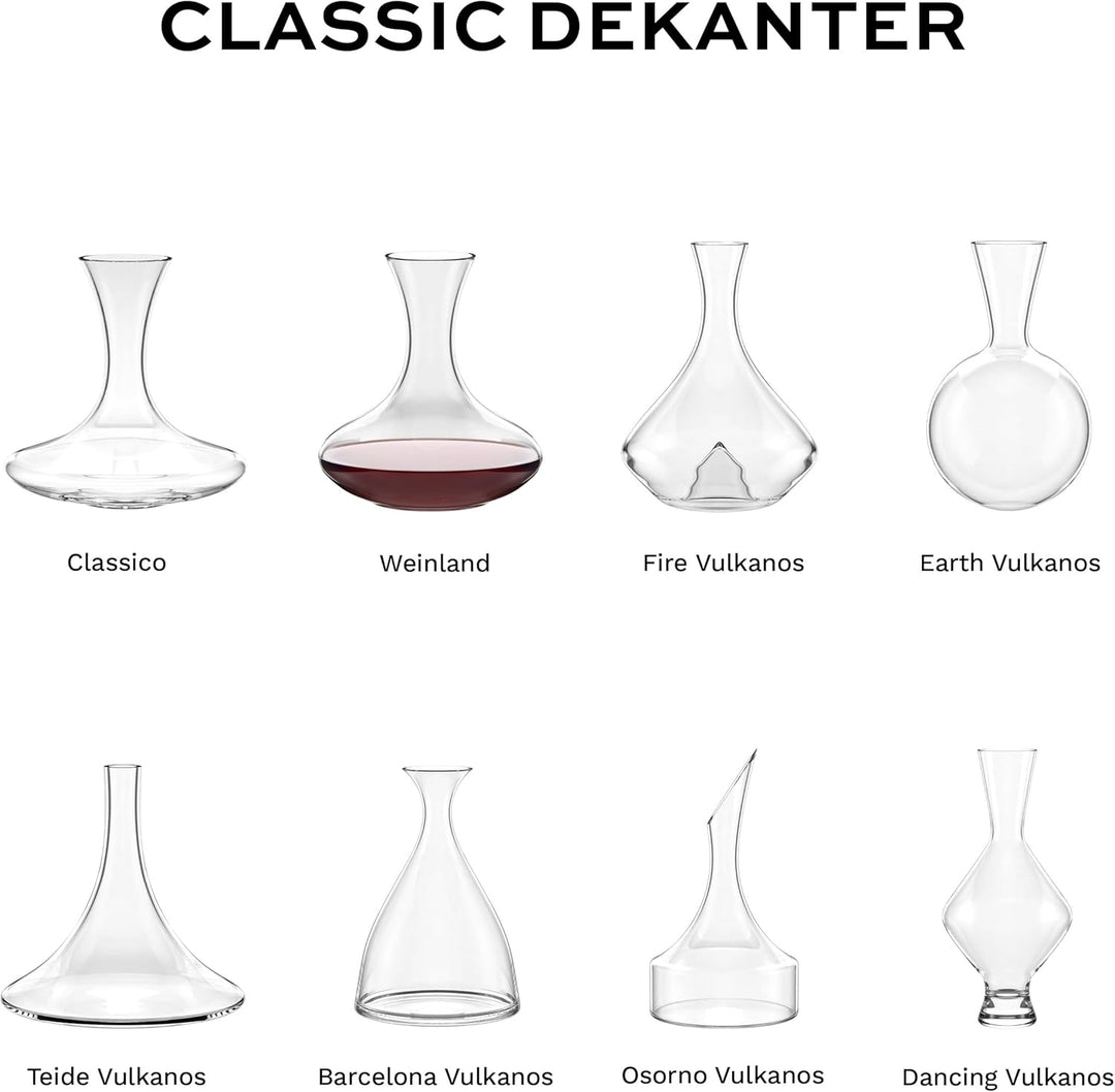 Stölzle Lausitz Dekanter Weinland 750ml I Spülmaschinengeeignete Weinkaraffe optimal für Rotwein I S