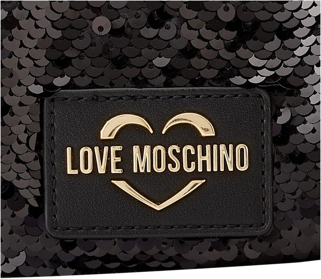 Love Moschino Damen Jc4068pp1glp100a Clutch, Schwarz