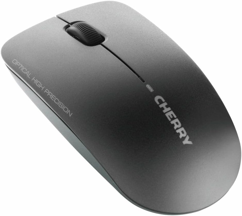 CHERRY DW 3000, Kabelloses Tastatur-Maus-Set, Ungarisches Layout (QWERTZ), 2,4 GHz Funk, Flaches Des