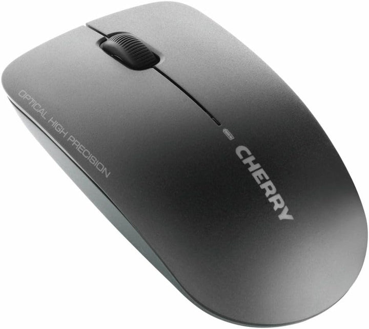 CHERRY DW 3000, Kabelloses Tastatur-Maus-Set, Ungarisches Layout (QWERTZ), 2,4 GHz Funk, Flaches Des