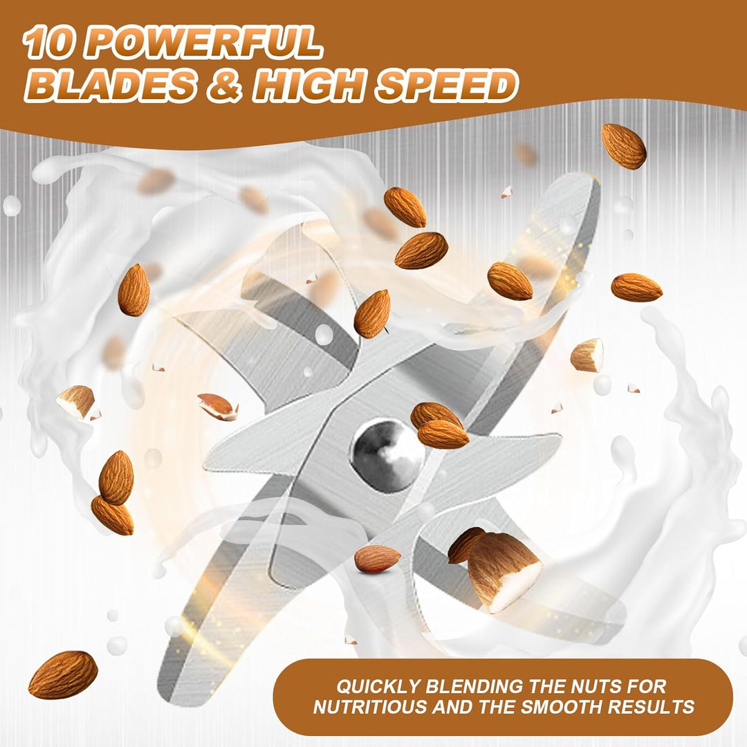 Sojamilchbereiter,20 Unzen Automatischer pflanzenmilchbereiter,für die Zubereitung von Mandel-, Hafe