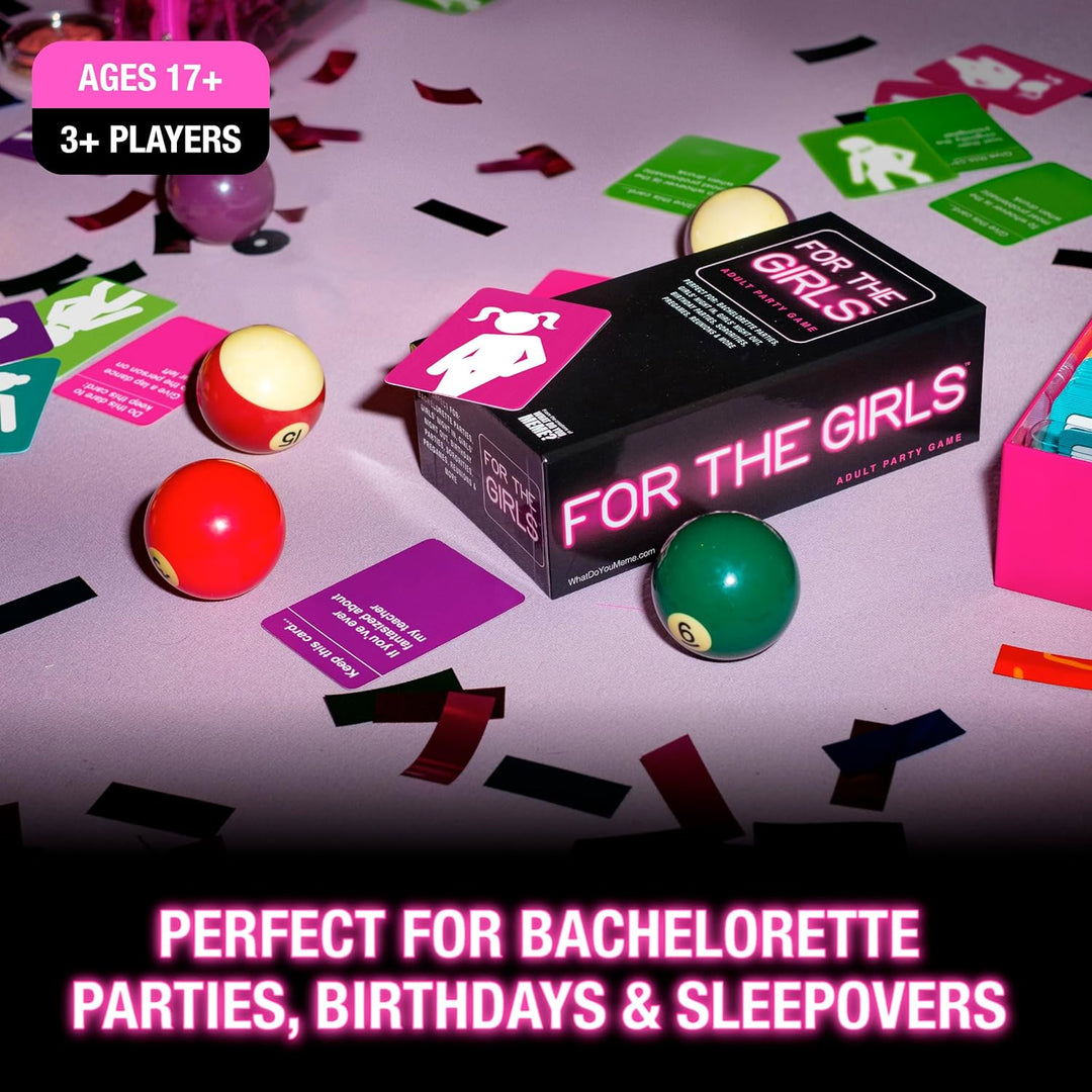 WHAT DO YOU MEME? for The Girls – Das ultimative Girls Night Partyspiel (UK Edition) Mädchen 2, Mädc