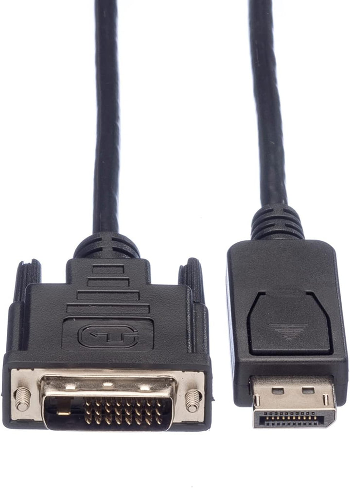 ROLINE DisplayPort Kabel DP ST - DVI ST, schwarz, 1,5 m, 1,5 m