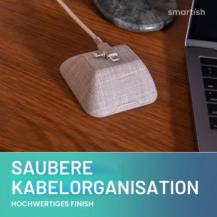Magnet Seide Kabel Manager €“ Magnet Boden Kabel Wrangler Kordel Organizer für Ihre Nachttisch Cable