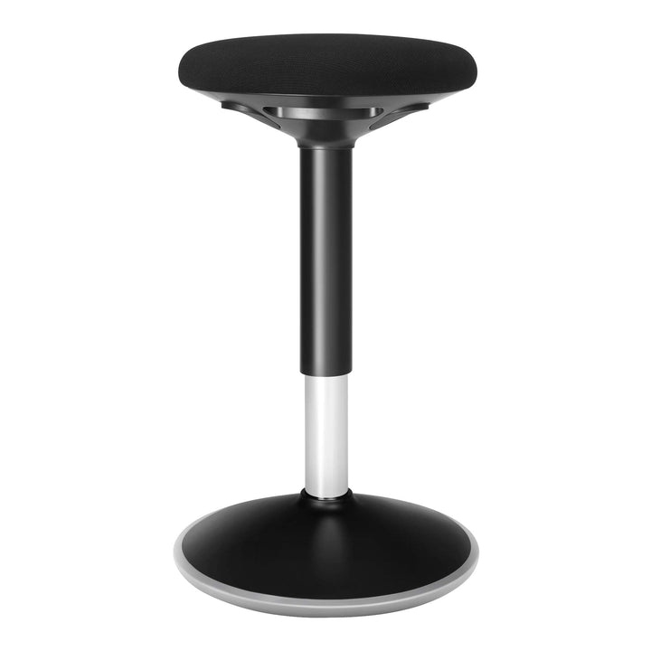 SONGMICS Bürohocker, ergonomischer Arbeitshocker, Sitzhocker, 360° Drehstuhl, höhenverstellbar 50-65