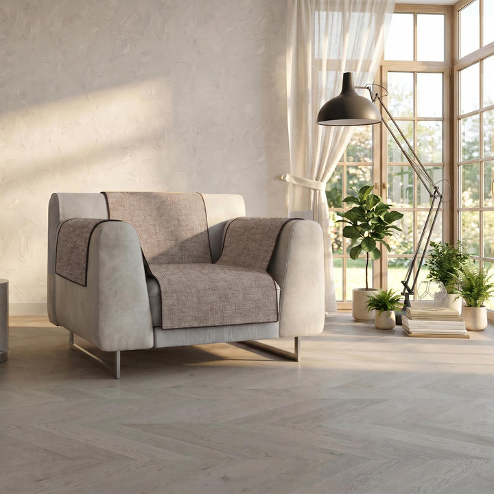 Komfort-Antigleiten-Sofa-Decke,1 Platz, Braun 1 Platz Braun, 1 Platz Braun