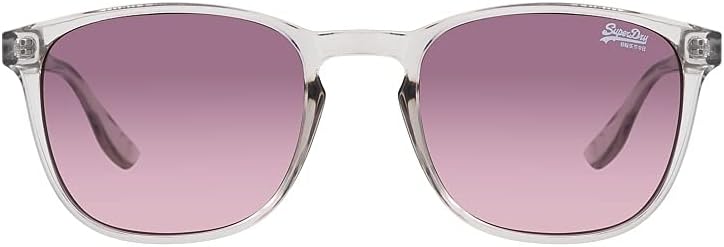 Superdry SDSUMMER6-108 Damen-Sonnenbrille, Grau / Violett-Rosa, Grau