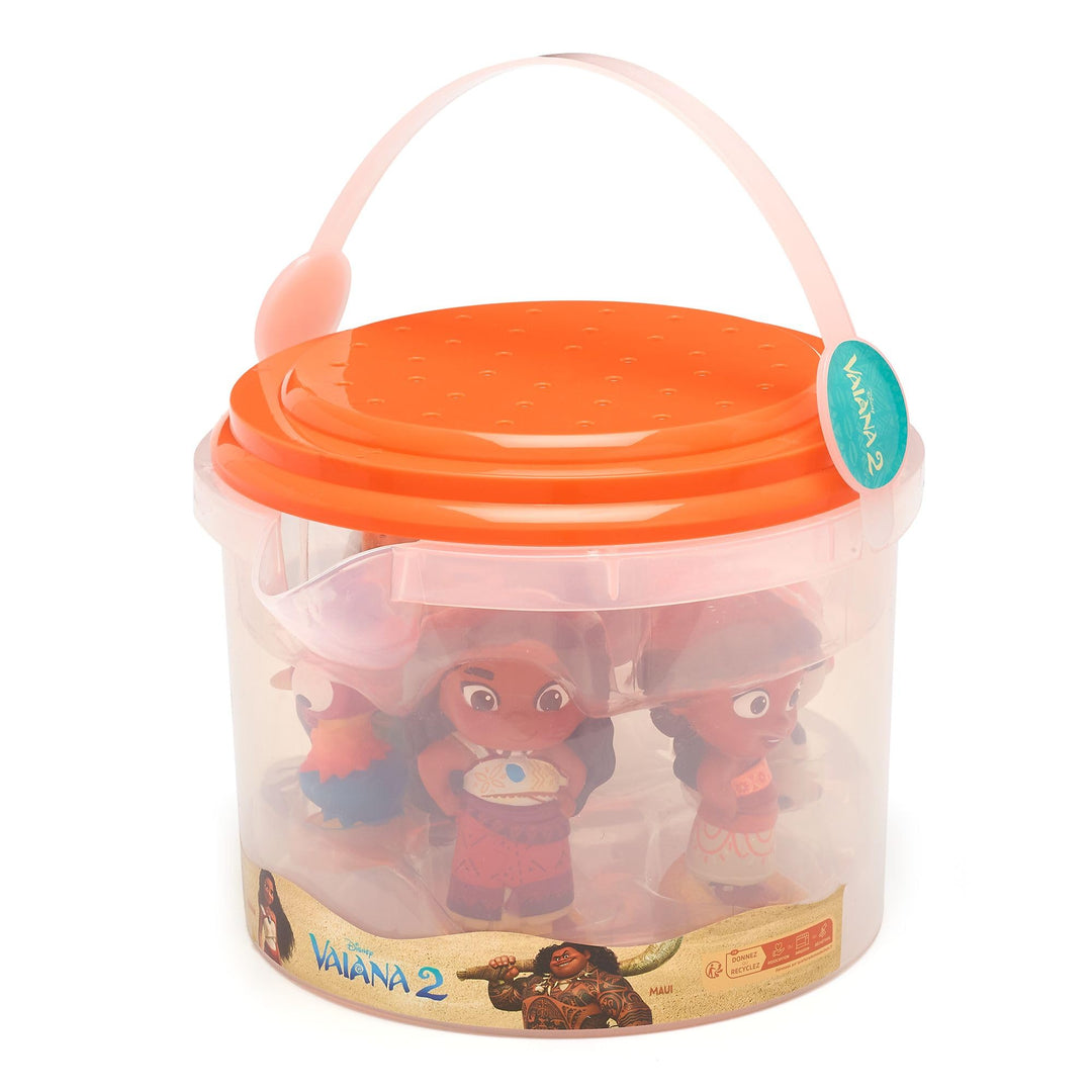Disney Store Official - Vaiana 2 - Badespielzeugset - 5-teilig - Mit Vaiana, Simea, Pua, HEI HEI & M