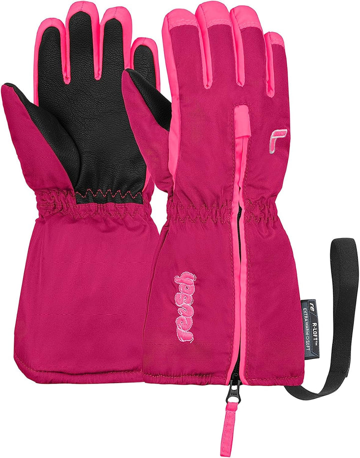 Reusch Unisex – Babys Kleinkinder Handschuhe Tom Warm, Wasserdicht, Extra Atmungsaktiv III lila / pi