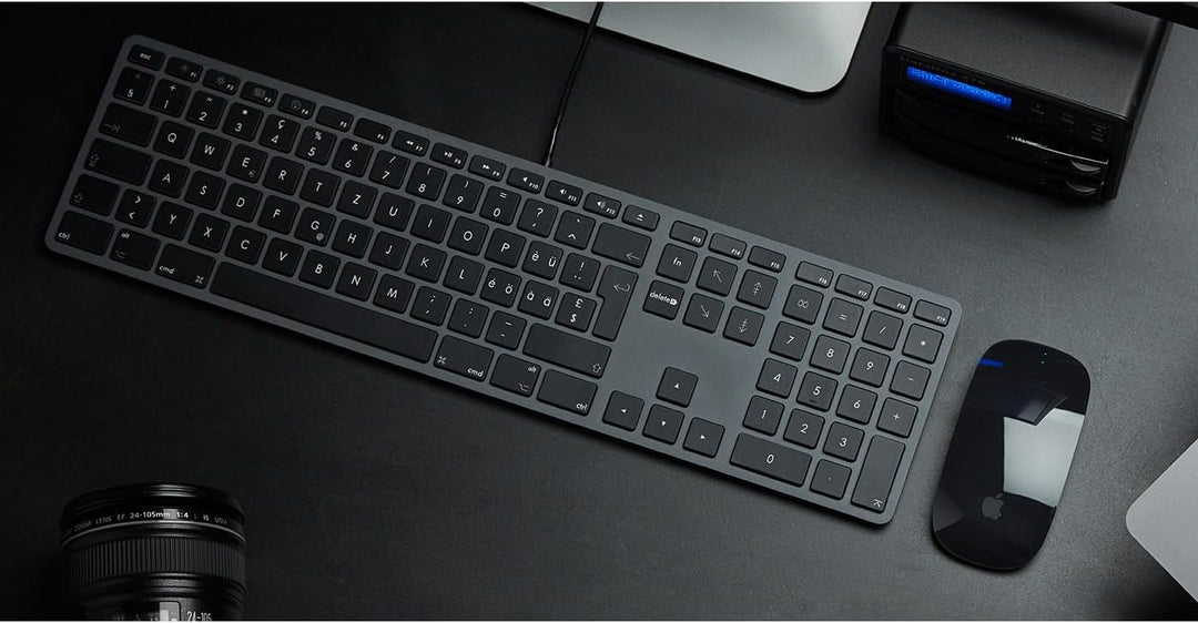 LMP 18244 kabelgebundene USB Tastatur für Mac Space grau (deutsch)