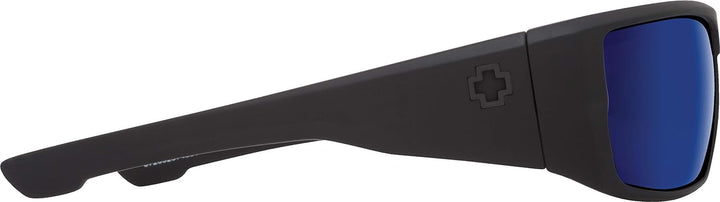 SPY OPTIC Dirk Sonnenbrille Matte Black - Happy Bronze Polarized w/Blue S