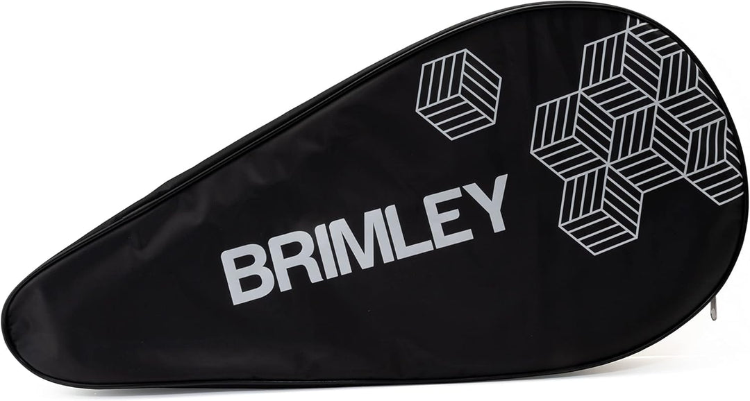 Brimley Padelschläger Carbon | Geeignet für Anfänger & Fortgeschrittene Spieler | 100% Carbon-Schläg
