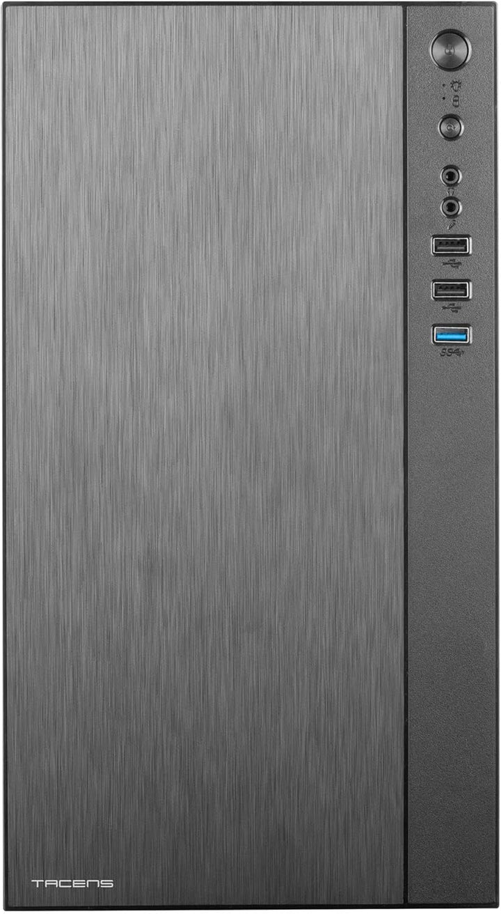Tacens Anima ACX500, Micro ATX PC Gehäuse, 12cm Lüfter, 500W Netzteil, USB 3.0, Schwarz, Compact