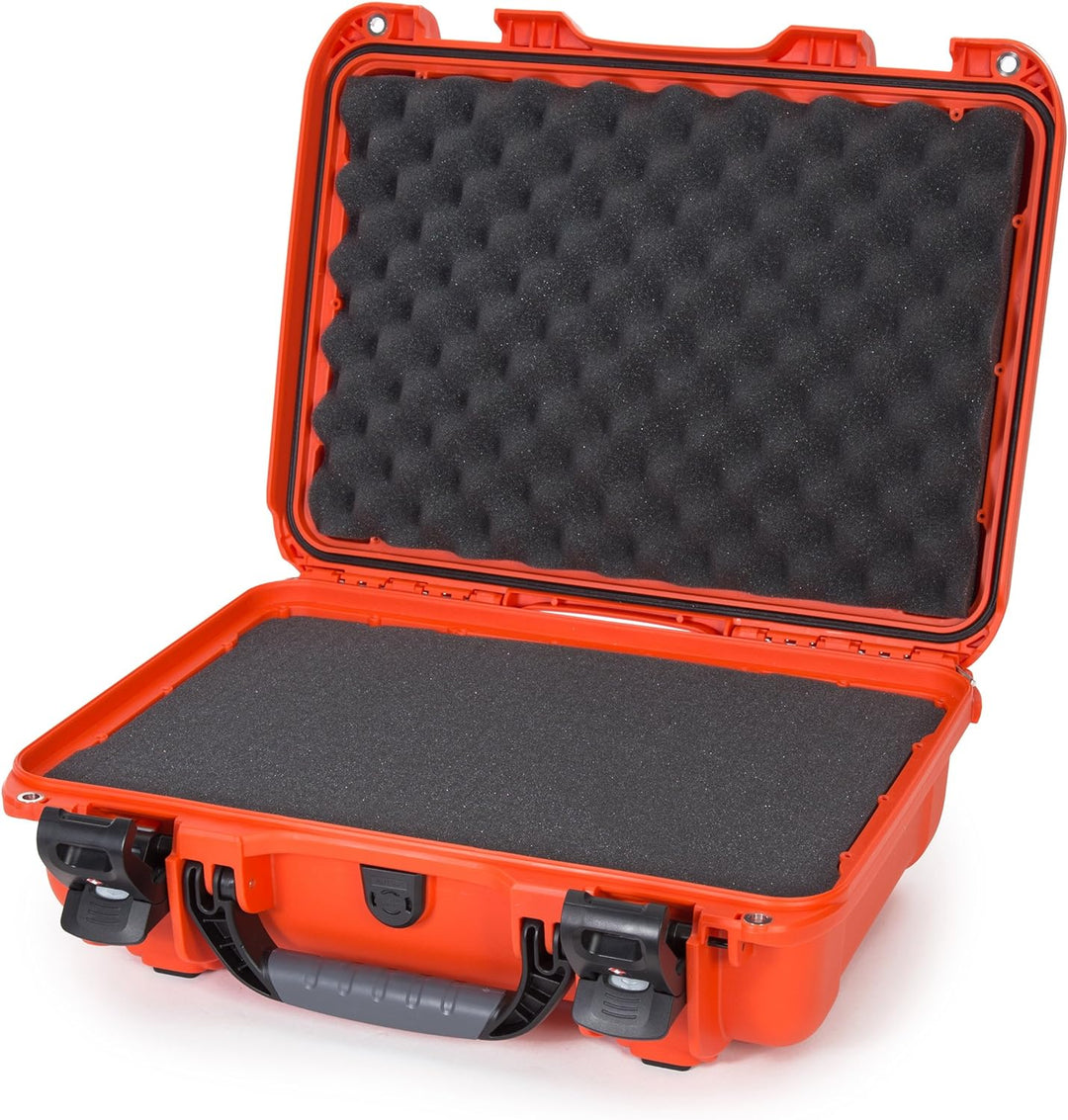 Nanuk 923 Wasserdichter Hartschalenkoffer Mit Plüschschaumeinlage - Orange Cubed Foam Orange, Cubed