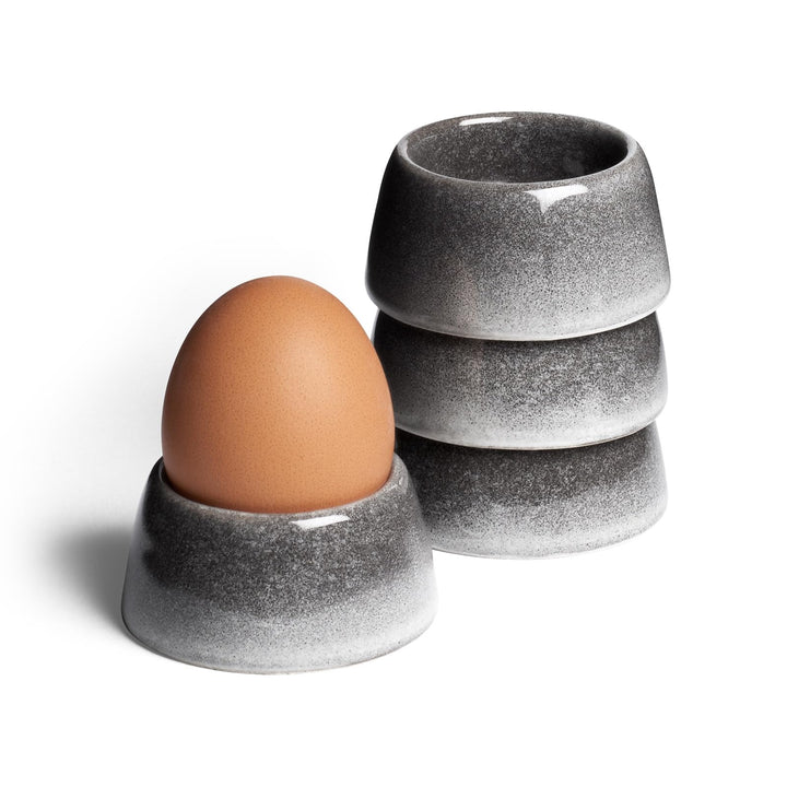 SPRINGLANE Eierbecher Misty Cliff 4er-Set - Steingut - Spülmaschinengeeignet 7.5 x 6.5 x 6.5 cm, 7.5
