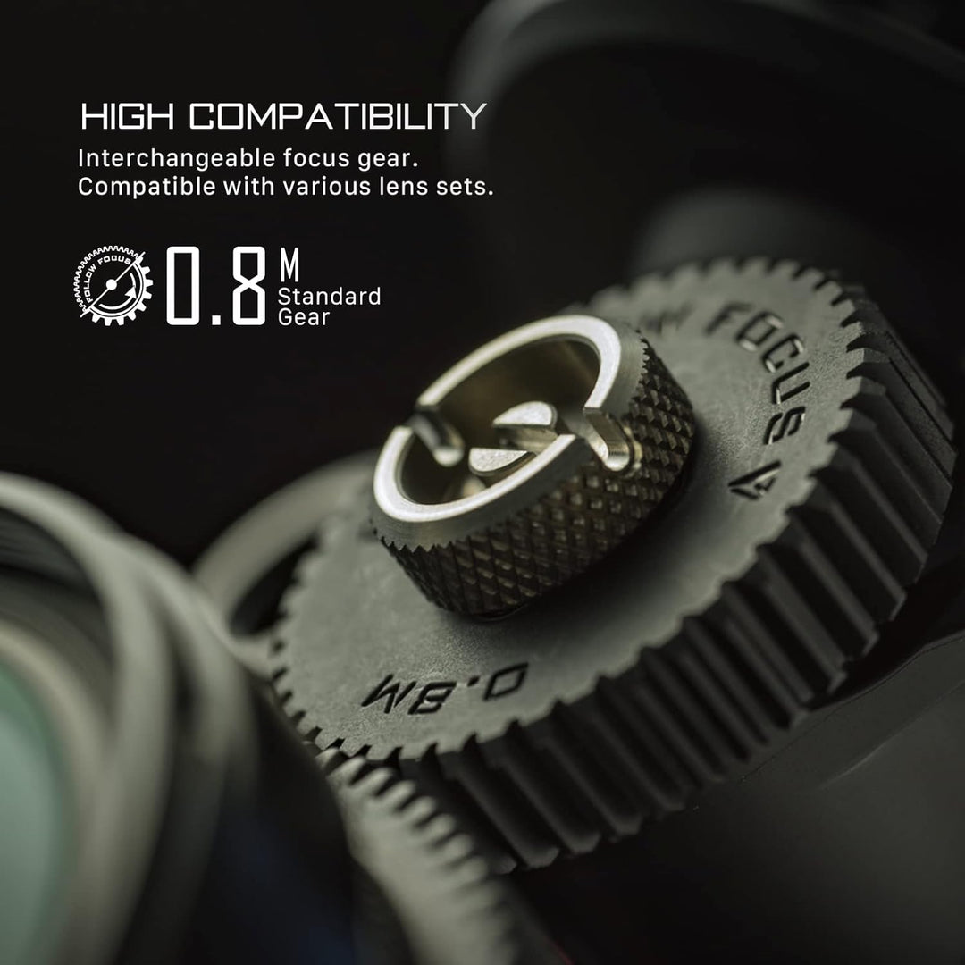 TILTA Pocket Follow Focus mit A/B Marks, Lens Zoom Control für DSLR Mirrorless Cameras, mit 0.8mm Pi