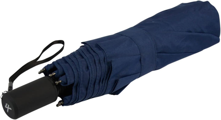 iX-brella Trekking XL Taschenschirm 115 cm gross mit Umhängetasche insignia blue, insignia blue