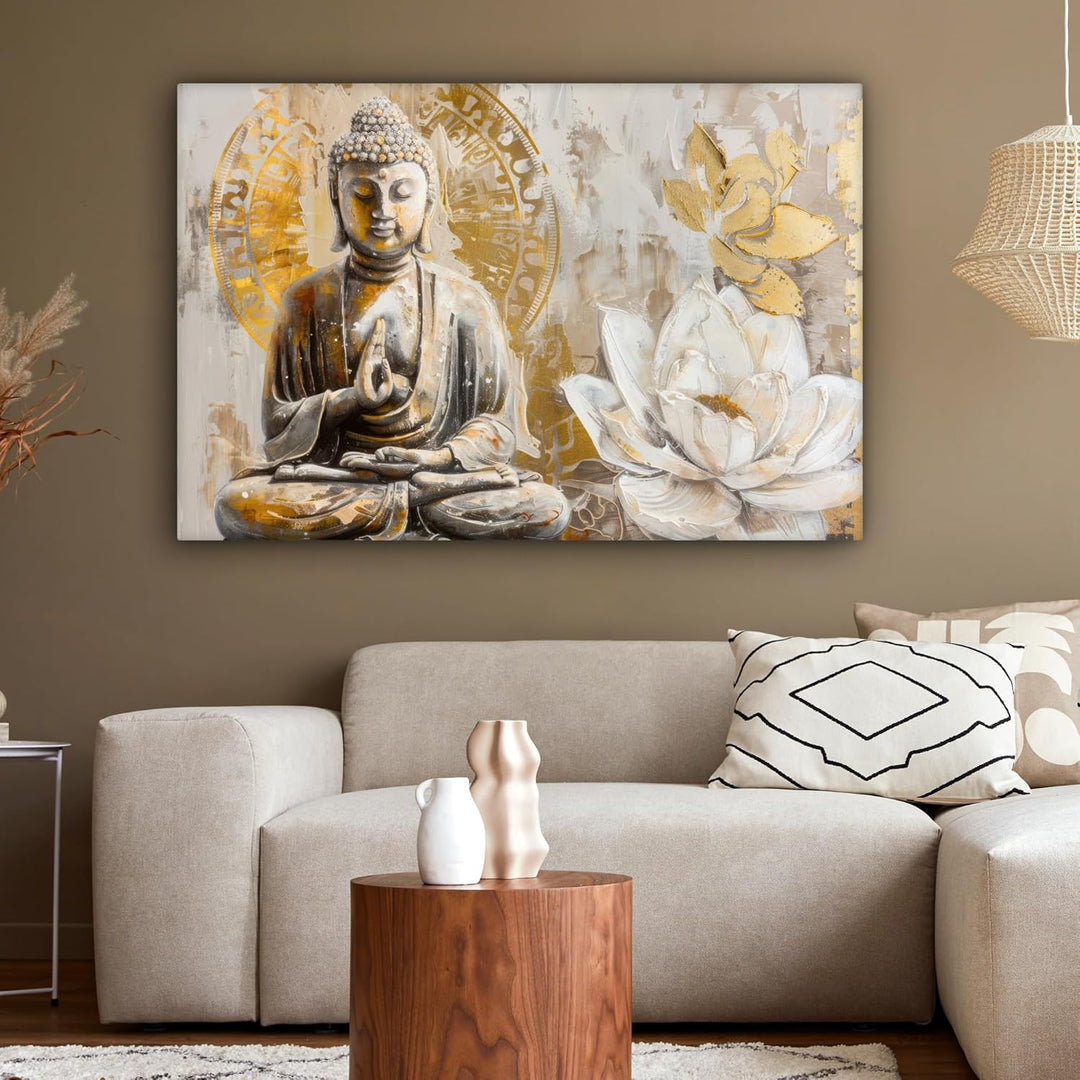 MuchoWow© Leinwandbild Gross 120x80 cm XXL Dekoration Wohnzimmer Bilder Pictures Wall Decoration Liv