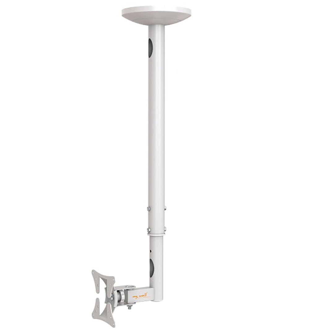 mywall HL4-1WL Höhenverstellbarer Deckenhalterung für Flachbildschirme, 10-30 Zoll (25-76cm) Tragkra