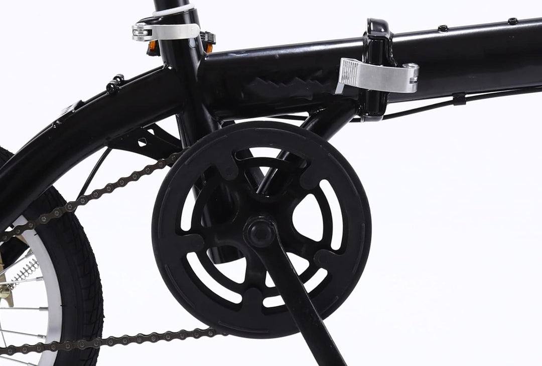 14/16 Zoll Klapprad Vorne Und Hinten, Kohlenstoffstahlrahmen Variable Geschwindigkeit Erwachsenenfah
