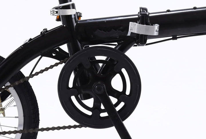 14/16 Zoll Klapprad Vorne Und Hinten, Kohlenstoffstahlrahmen Variable Geschwindigkeit Erwachsenenfah