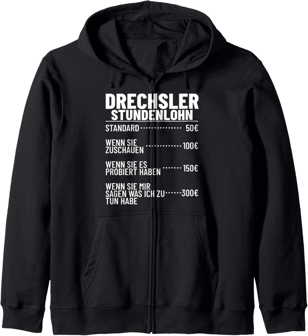 Drechselarbeiten Holzarbeiter Drechselzubehör Drechsler Kapuzenjacke
