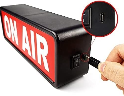 OKEDEN ON AIR LED Sign - Best ON AIR Light Sign Recording Sign for Vloggers, Youtube Stars, Home Stu