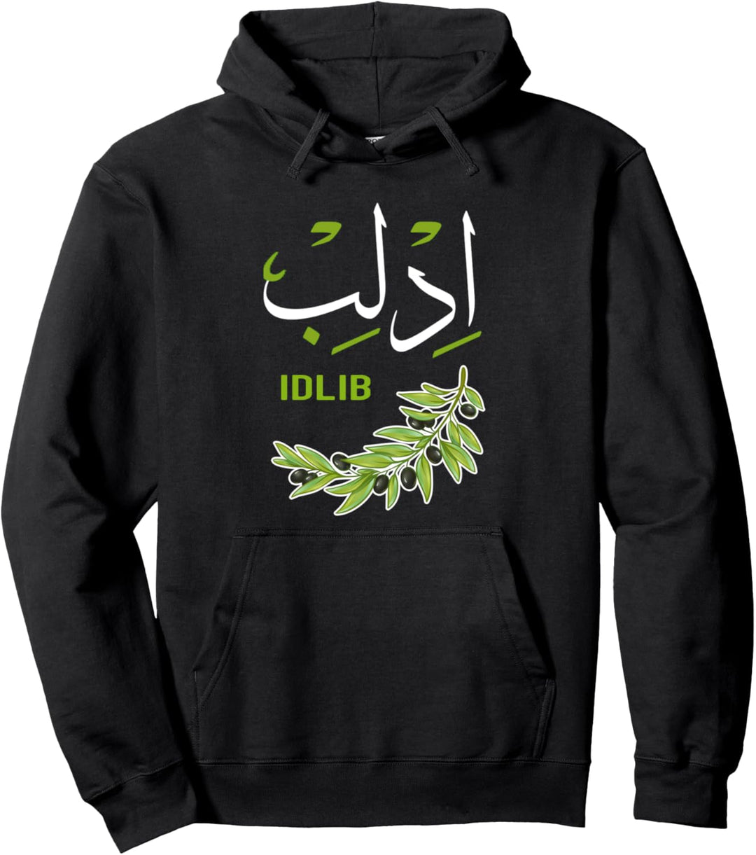Idlib City, Syrien-Flagge. Pullover Hoodie
