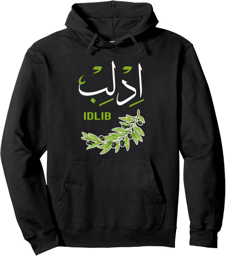 Idlib City, Syrien-Flagge. Pullover Hoodie