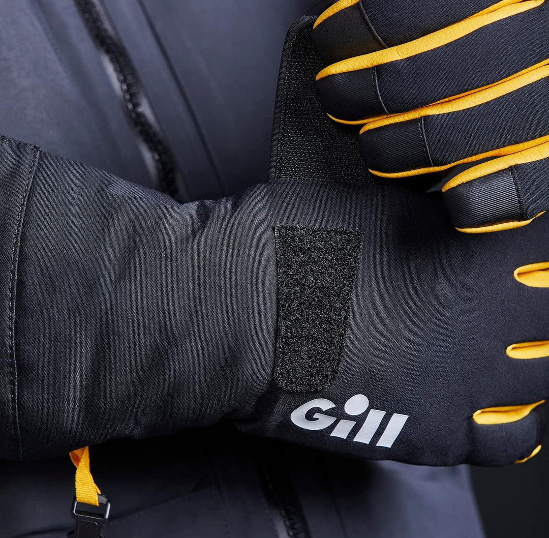Gill Helmsman Gloves 7805 - Schwarz - Atmungsaktiv wasserdicht sprühfest XXL, XXL