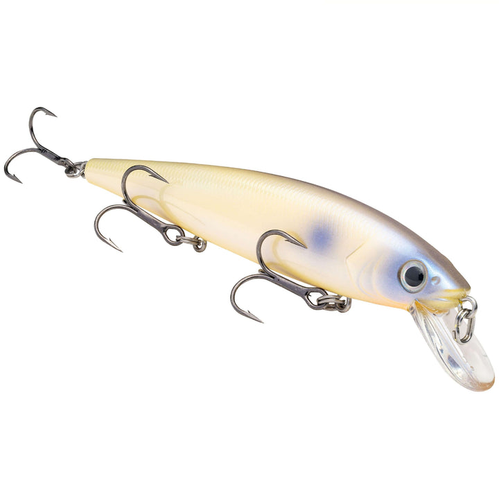 Strike King KVD Jerkbait, Angelköder mit 3 Haken Auster, Auster