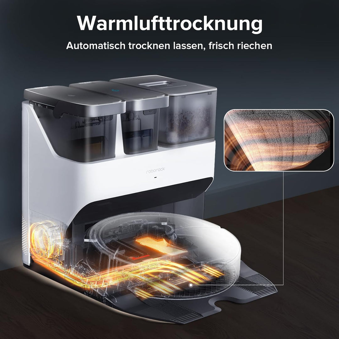 roborock S7 Max Ultra Saugroboter mit selbstentleerender/selbstwaschender/selbsttrocknender/selbstbe