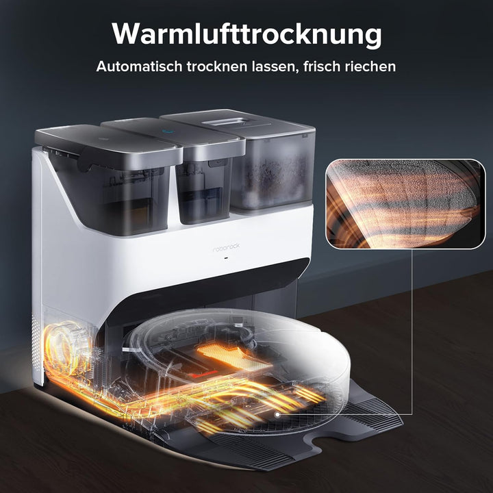 roborock S7 Max Ultra Saugroboter mit selbstentleerender/selbstwaschender/selbsttrocknender/selbstbe