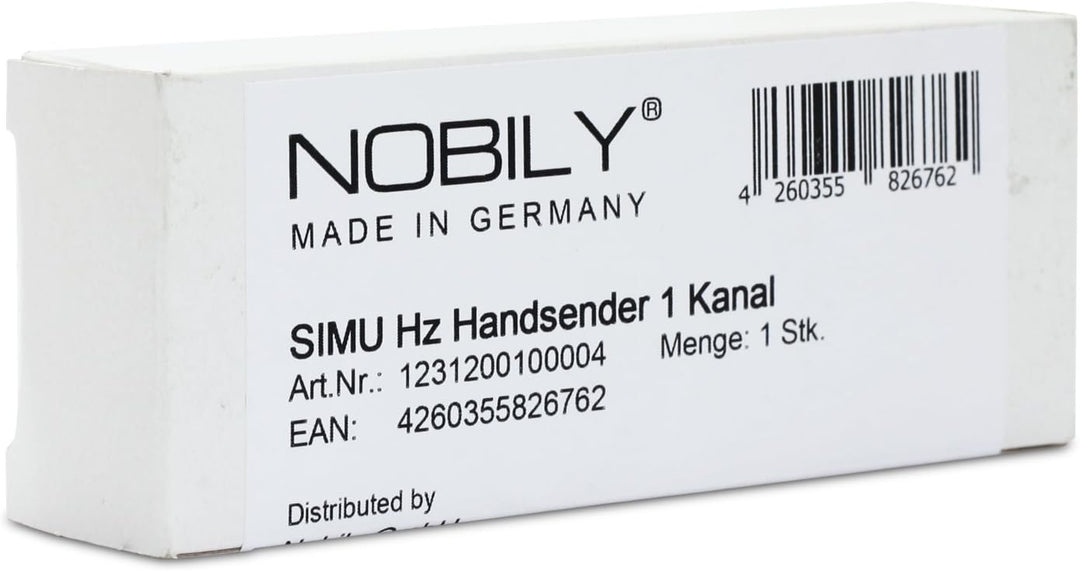 SIMU Funk Hz Handsender 1 Kanal passend auch für Funk RTS Motoren, Einsetzbar für Simu Hz- und Somfy
