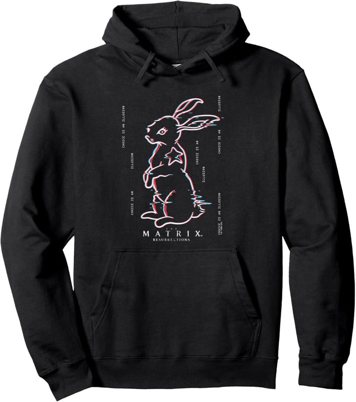 The Matrix 4 Illusion Rabbit Pullover Hoodie