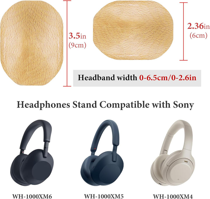 GEEKRIA Kopfhörerständer aus Holz für Over-Ear-Kopfhörer, Gaming-Headset-Halter, Schreibtisch-Displa