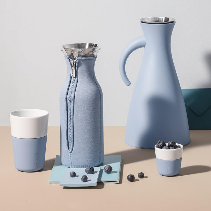 EVA SOLO – Kühlschrankkaraffe | skandinavisches Design | 1 Liter - 1.0l| Borrosilikat-Glas, Edelstah