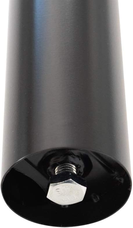 sossai® Premium Tischbeine TBBL | höhenverstellbar | Farbe: Schwarz | 4 Stück | Höhe: 71 cm (710 mm)