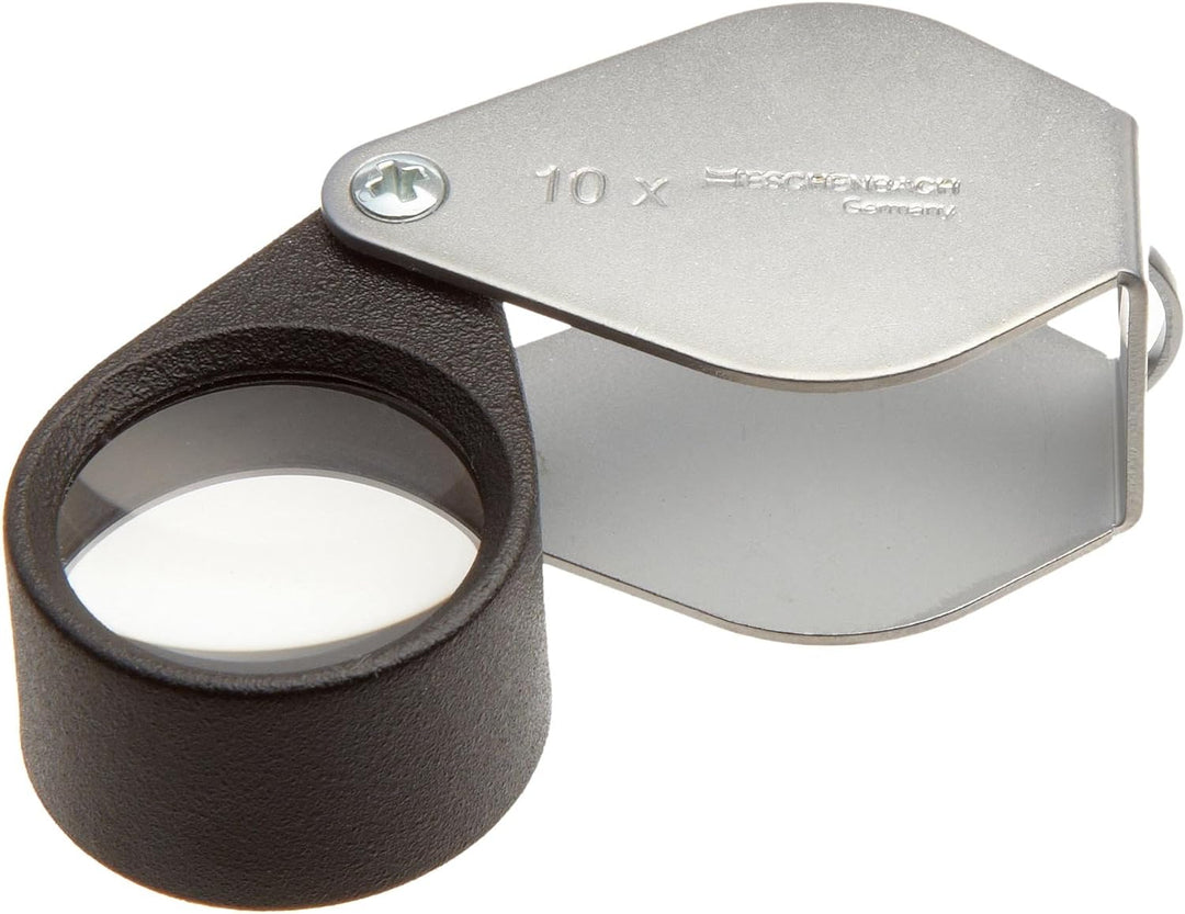 Eschenbach 117610 - Metal foldable magnifier, aplanatic lens, Dimensions Lens: Ø 21 mm, Magnificatio