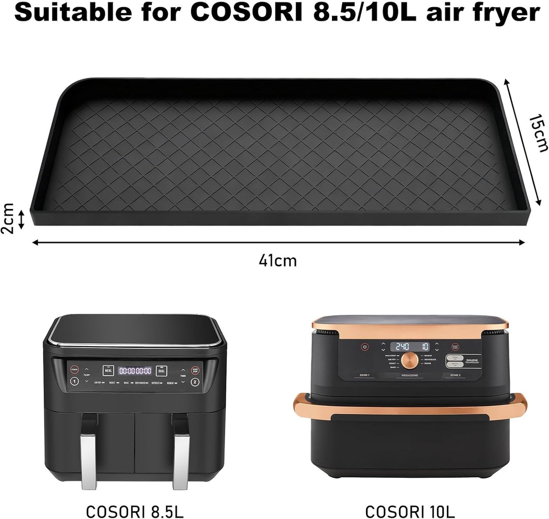 2 Stück Aufbewahrungsregal Aus Silikon Zubehör für Cosori Dual Blaze Twinfry 10L/8,5L, Airfryer Sili
