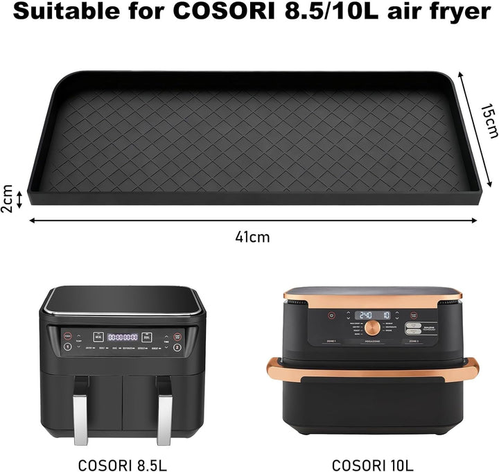 2 Stück Aufbewahrungsregal Aus Silikon Zubehör für Cosori Dual Blaze Twinfry 10L/8,5L, Airfryer Sili