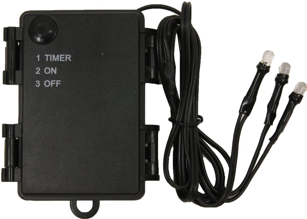 FADEDA Batteriebox f. 3X AA, ON/Off/Timer mit 3 LED/Höhe:100 cm/handbemalt/detailgetreue Krippen Fig