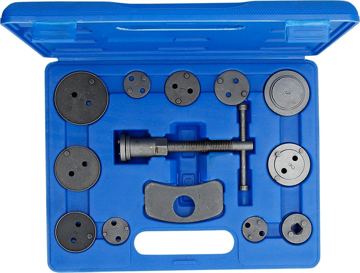 BRILLIANT TOOLS BT701000 Universal-Bremskolben-Rückstellwerkzeug-Satz, 13-tlg [Powered by KS TOOLS]