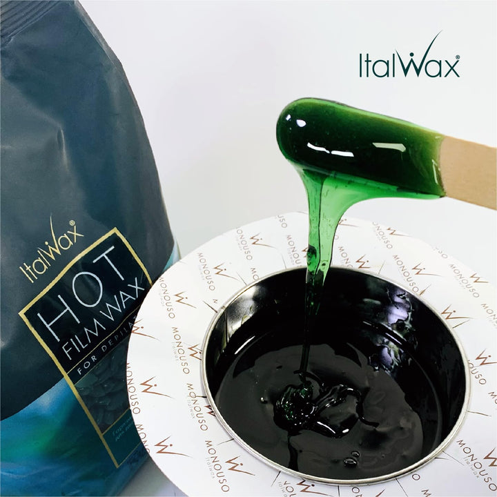 Italwax Azulene – 1Kg - Waxing Perlen für Haarentfernung - Natürliche Formulierung für alle Hauttype