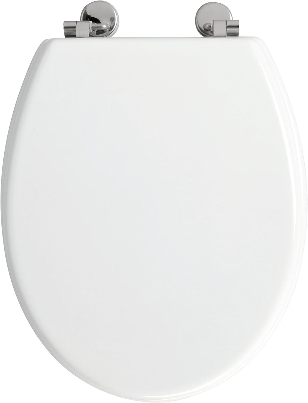 Allibert 1680111 Boliva WC-Sitz mit Edelstahl Scharnieren, Weiss, Weiss