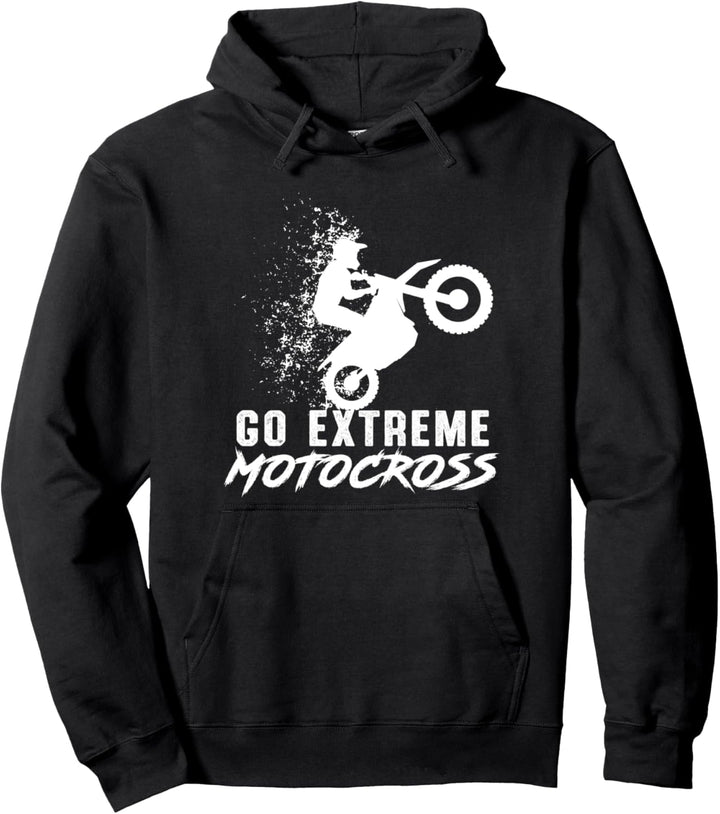 Motocross Motorrad Biker Sport Motorsport Dirt Bike Geschenk Pullover Hoodie