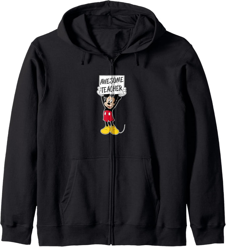 Disney Mickey Mouse Awesome Teacher Sign Kapuzenjacke