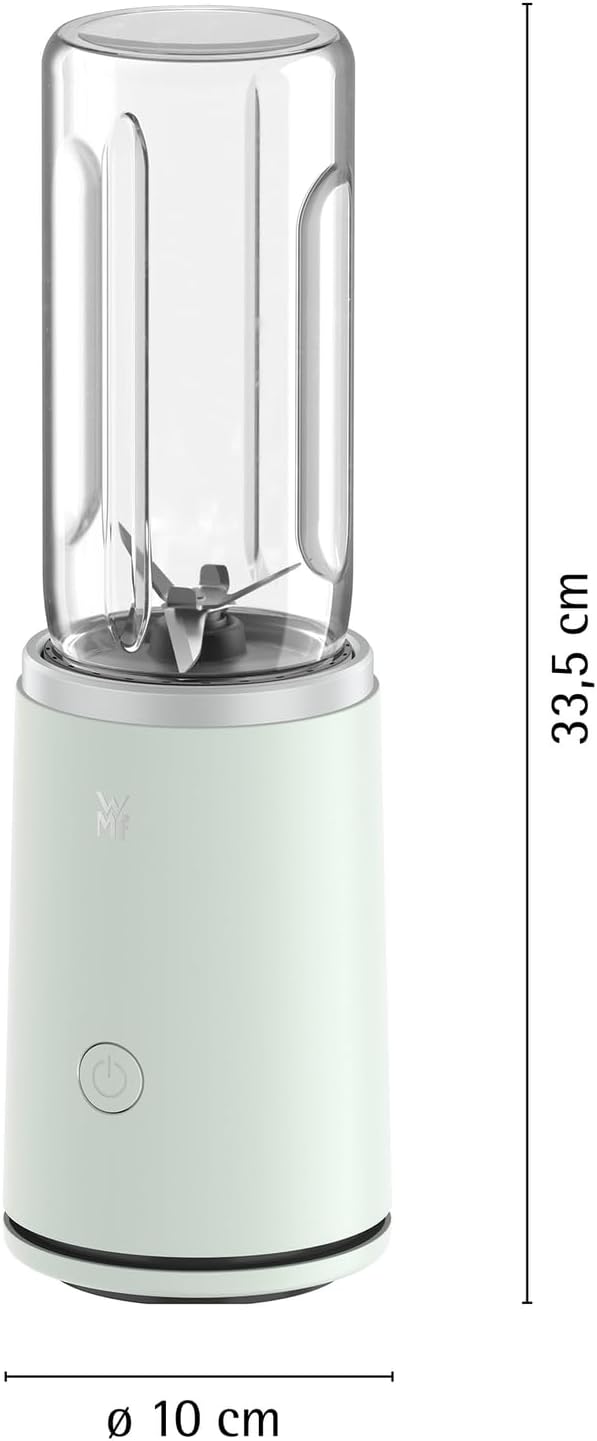 WMF Mix & Go Touch - frosty green, Smoothie Maker, Personal Blender, Einhandbedienung, 500 W Leistun
